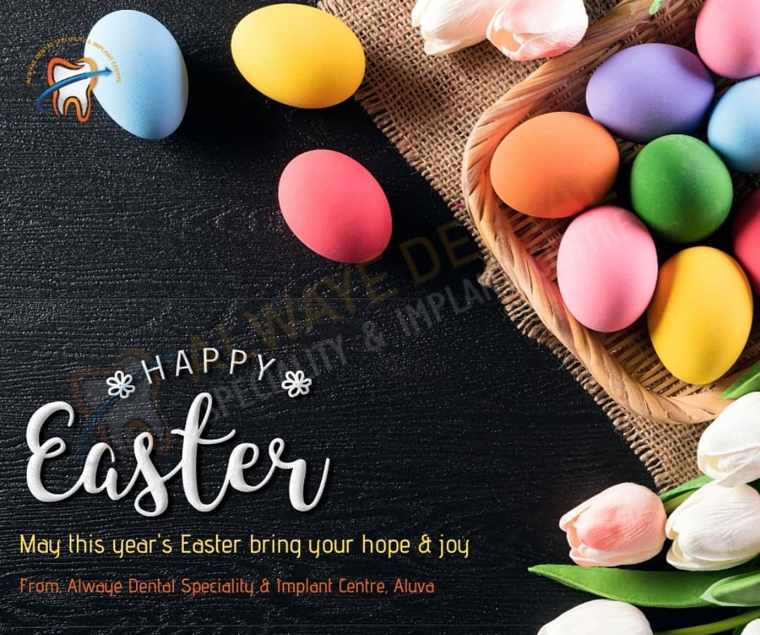 Happy easter Aluva dental clinic